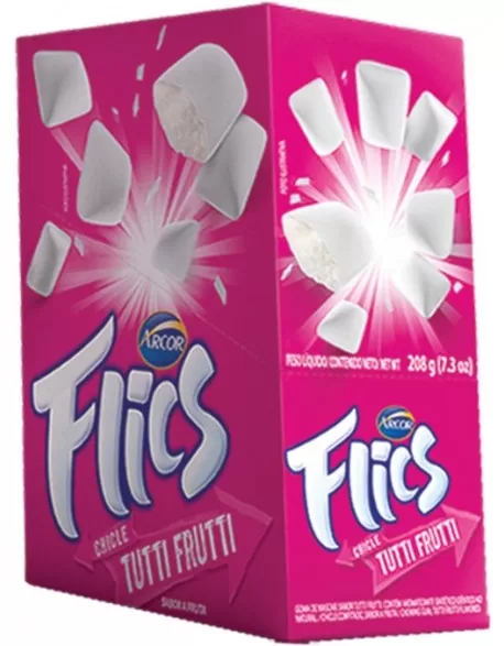 Chicle Flics Tutti Frutti 12 Unidades