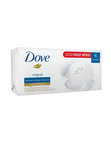 UNI DOVE SABONETE BARRA BRANCO PACK 6X90G (8)