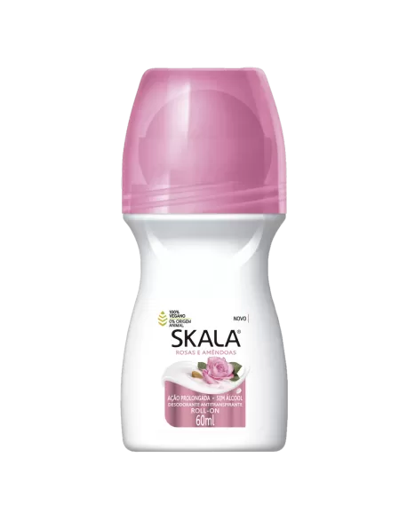 Skala Desodorante Roll On Rosas Amêndoas 60ml12