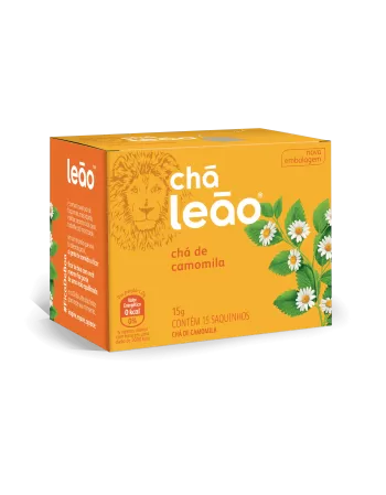 Chá Leão Camomila 15 Sachês de 1,0g