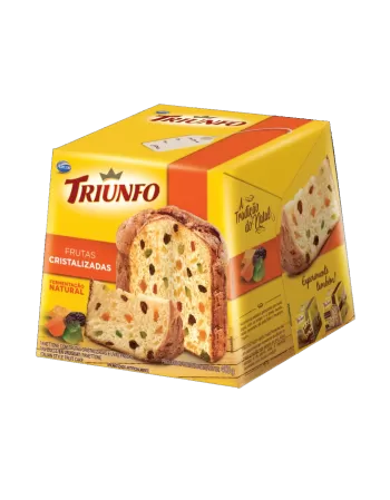 TRIUNFO PANETTONE FRUTAS CRISTALIZADAS 400G