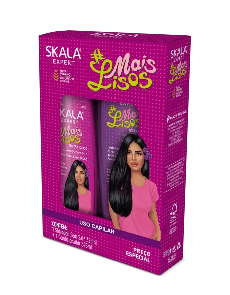 Skala Shampoo + Condicionador Mais Lisos 325ml