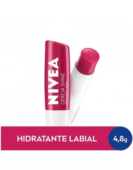 Nvea Protetor Labial Cereja Shine 4,8g