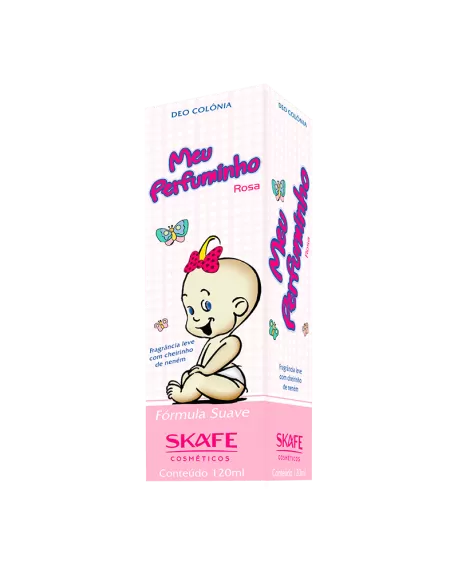 Skafe Colônia Infantil Meu Perfuminho Rosa 120ml