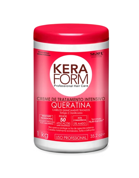 Skafe Creme de Tratamento Intensivo Keraform Queratina 1kg