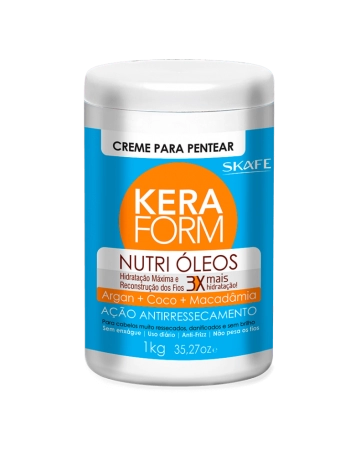 Skafe Creme para Pentear Keraform Nutri Óleos 1kg