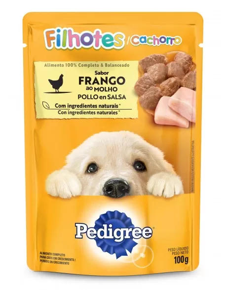 PEDIGREE® Sachê Filhotes Sabor Frango ao Molho 100g